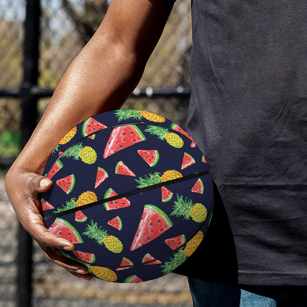 Watercolor Tropical Pattern Print Basketball