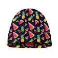 Watercolor Tropical Pattern Print Beanie