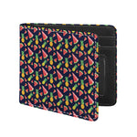 Watercolor Tropical Pattern Print Bifold Wallet