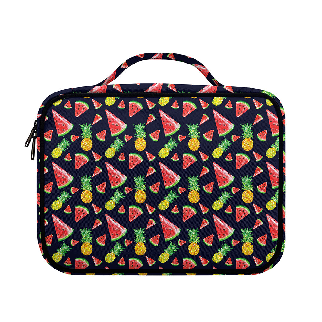 Watercolor Tropical Pattern Print Briefcase Bible Bag