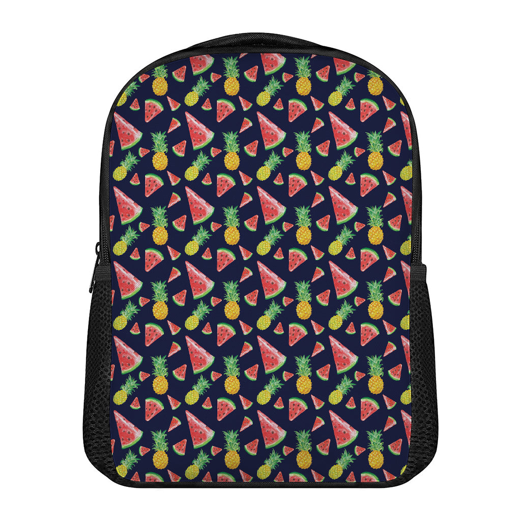 Watercolor Tropical Pattern Print Casual Backpack