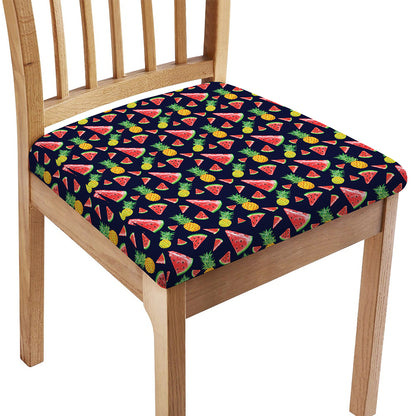 Watercolor Tropical Pattern Print Chair Cushion Cover