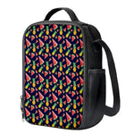 Watercolor Tropical Pattern Print Crossbody Lunch Bag