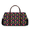 Watercolor Tropical Pattern Print Duffel Bag