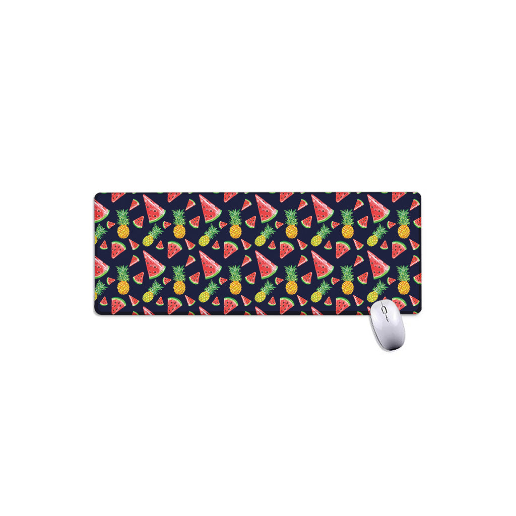 Watercolor Tropical Pattern Print Extended Mouse Pad
