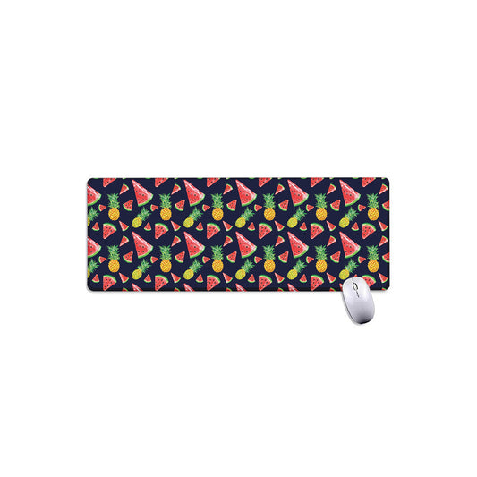 Watercolor Tropical Pattern Print Extended Mouse Pad