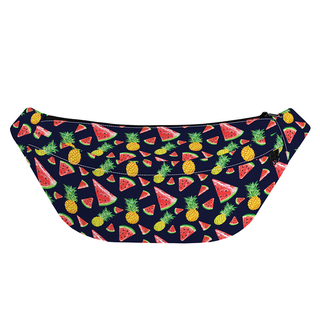 Watercolor Tropical Pattern Print Fanny Pack