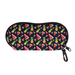Watercolor Tropical Pattern Print Glasses Case