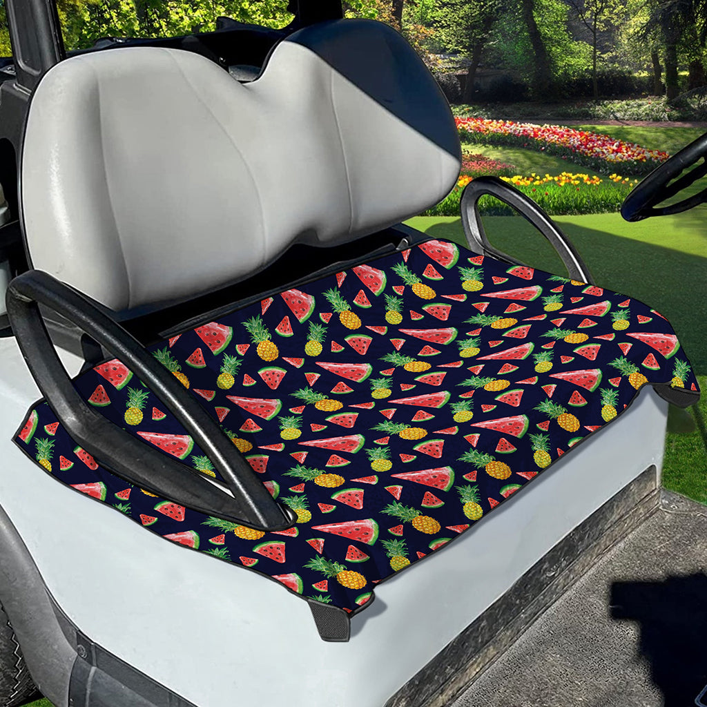 Watercolor Tropical Pattern Print Golf Cart Seat Cover