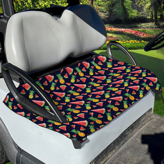 Watercolor Tropical Pattern Print Golf Cart Seat Cover