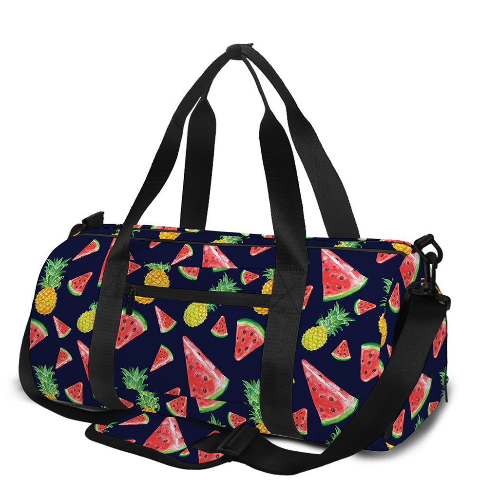 Watercolor Tropical Pattern Print Gym Bag