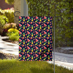 Watercolor Tropical Pattern Print House Flag
