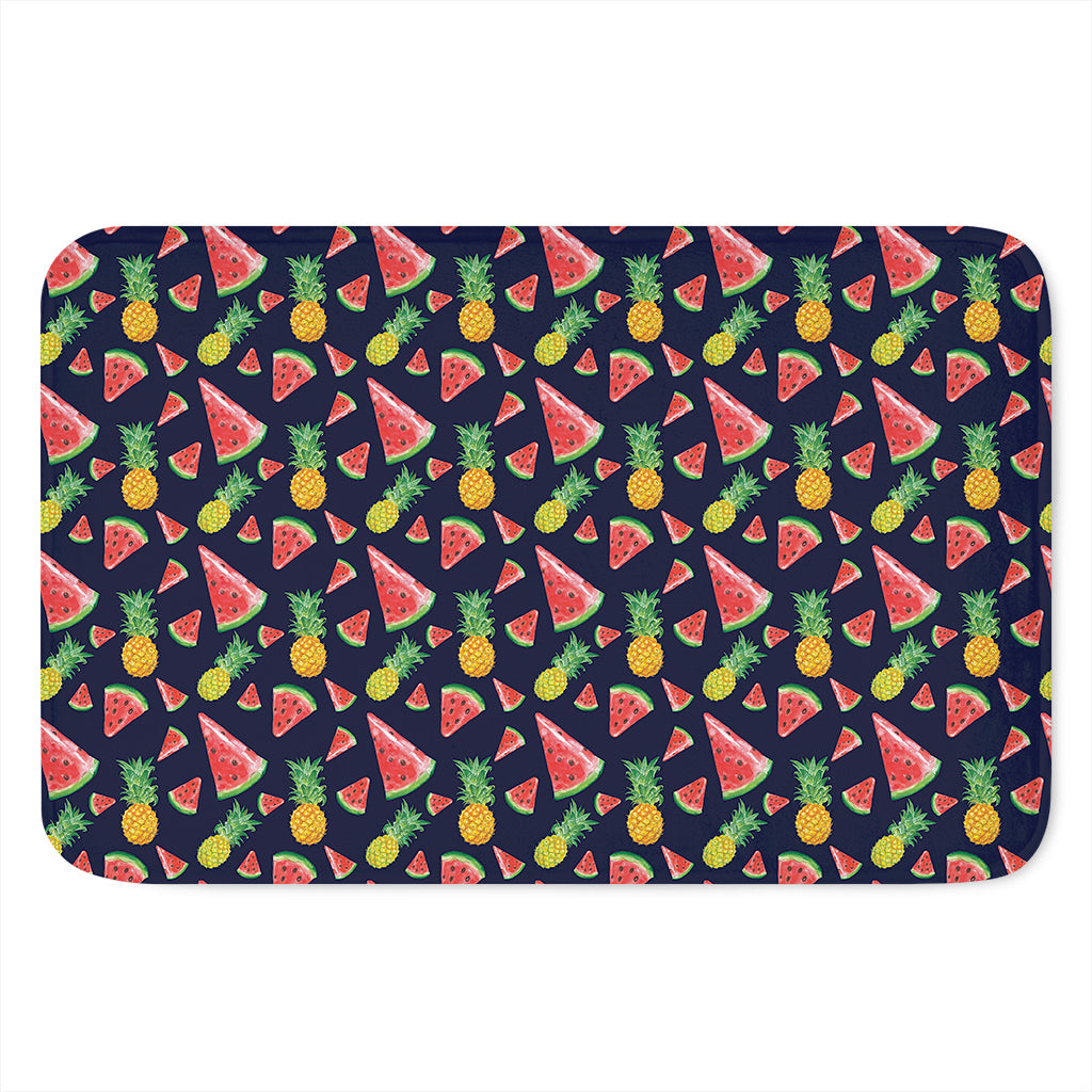 Watercolor Tropical Pattern Print Indoor Door Mat