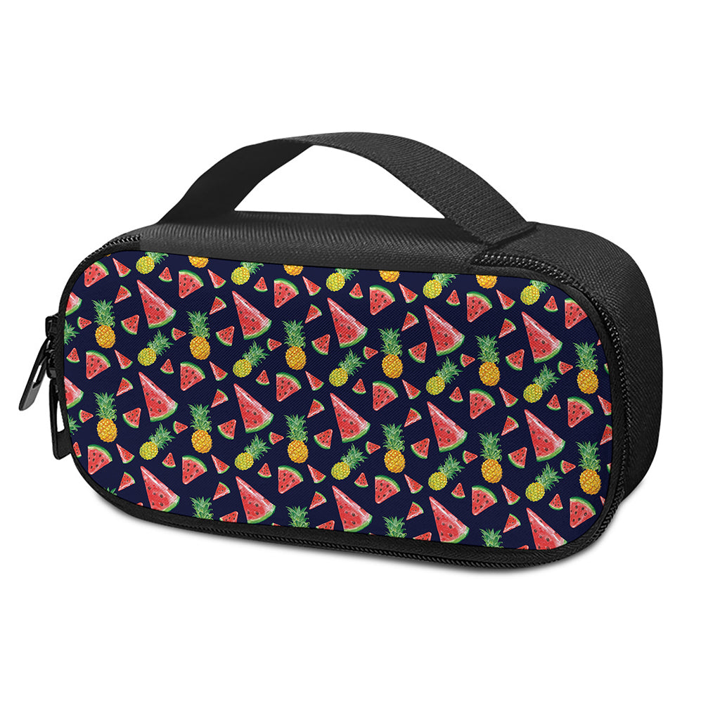 Watercolor Tropical Pattern Print Insulin Cooler Travel Case
