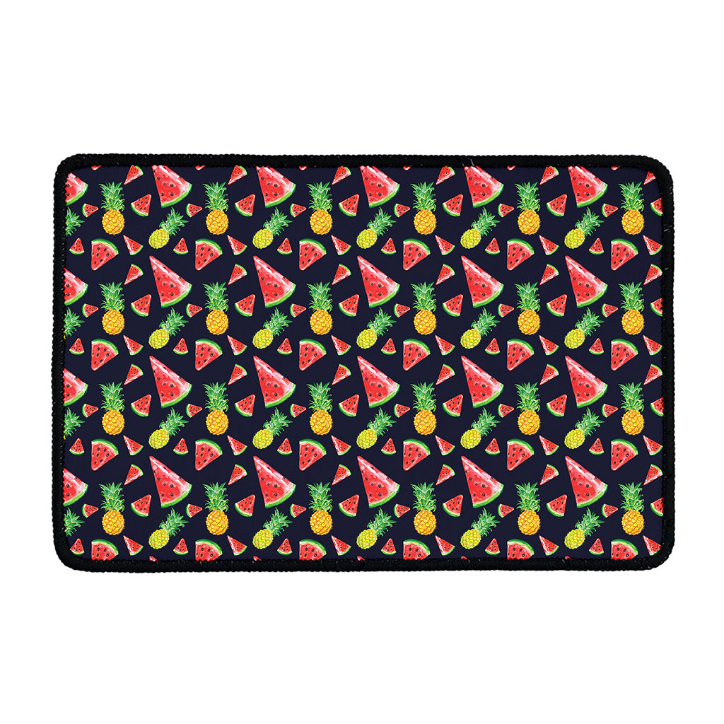 Watercolor Tropical Pattern Print Kitchen Mat