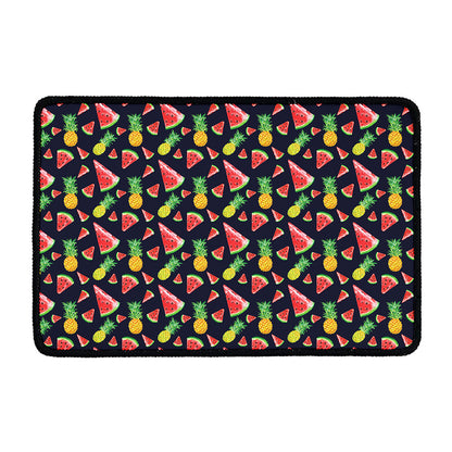 Watercolor Tropical Pattern Print Kitchen Mat