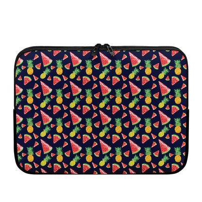 Watercolor Tropical Pattern Print Laptop Sleeve