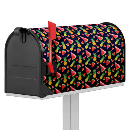 Watercolor Tropical Pattern Print Mailbox Cover