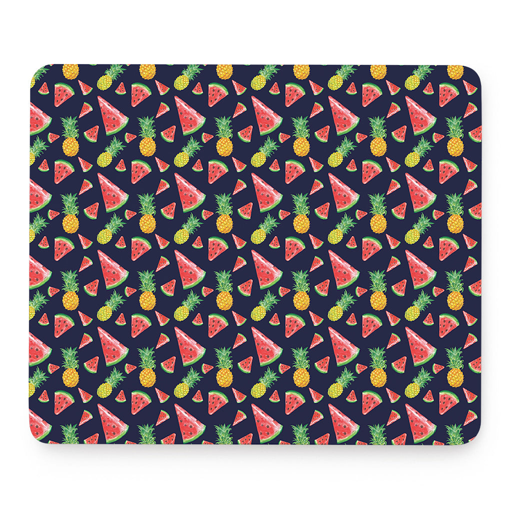 Watercolor Tropical Pattern Print Mouse Pad