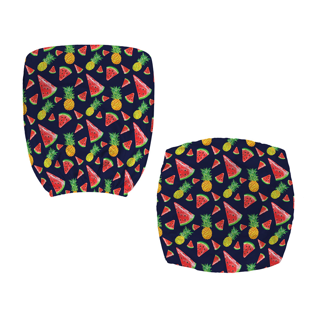 Watercolor Tropical Pattern Print Office Chair Cover