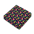 Watercolor Tropical Pattern Print Outdoor Seat Cushion Cover