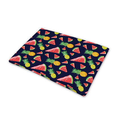 Watercolor Tropical Pattern Print Pet Cooling Mat Cover