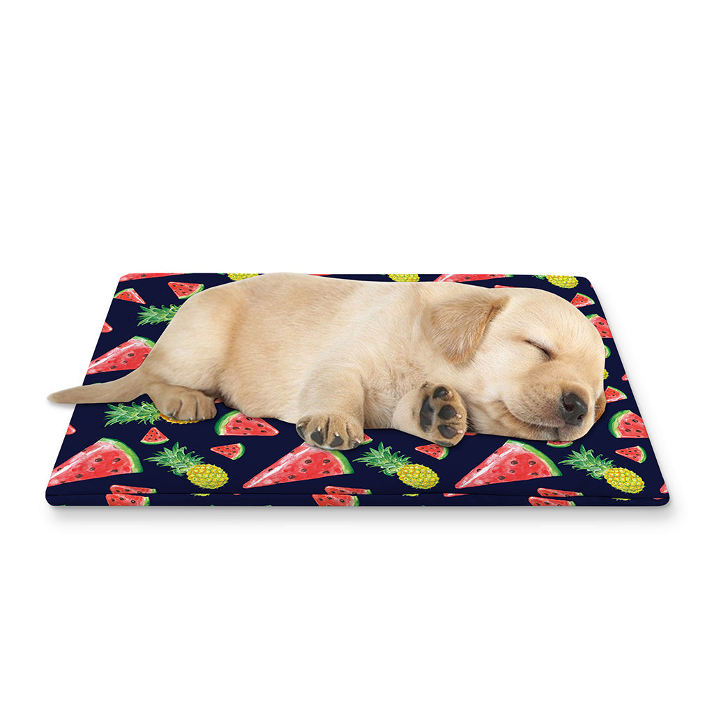Watercolor Tropical Pattern Print Pet Cooling Mat Cover