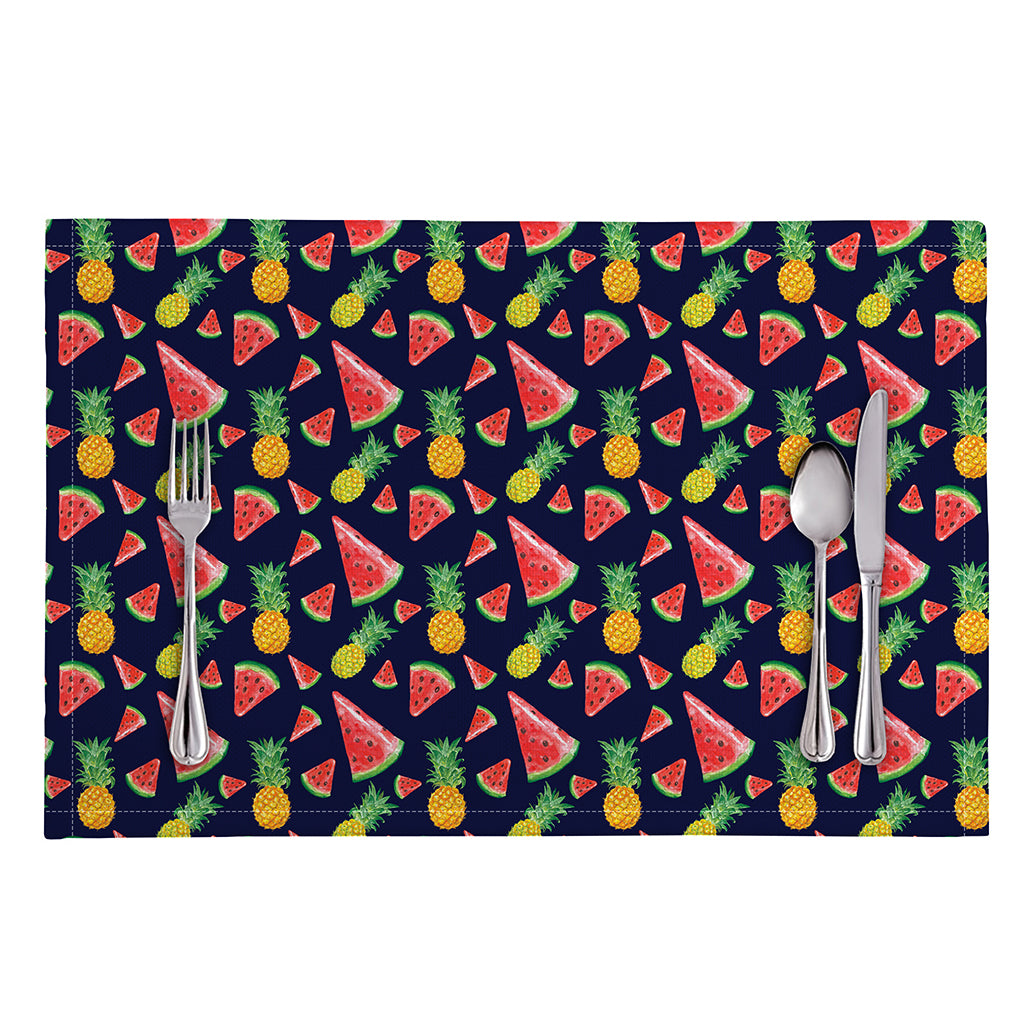 Watercolor Tropical Pattern Print Placemat