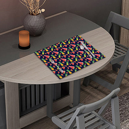 Watercolor Tropical Pattern Print Placemat