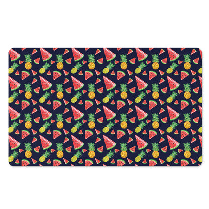 Watercolor Tropical Pattern Print Polyester Doormat