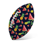 Watercolor Tropical Pattern Print Rugby Ball