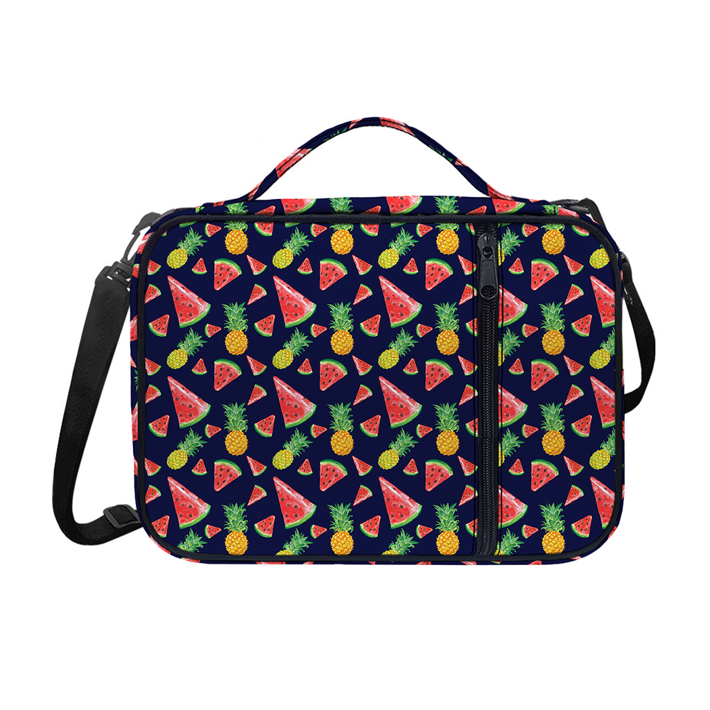 Watercolor Tropical Pattern Print Shoulder Strap Bible Bag
