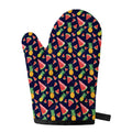 Watercolor Tropical Pattern Print Single Oven Mitt
