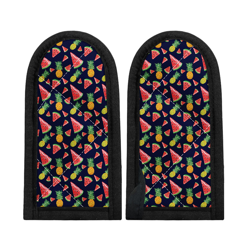 Watercolor Tropical Pattern Print Skillet Handle Cover