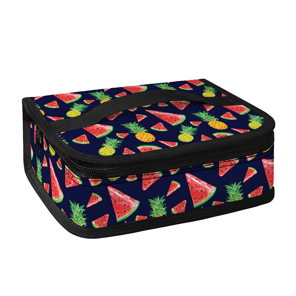 Watercolor Tropical Pattern Print Small Lunch Bag