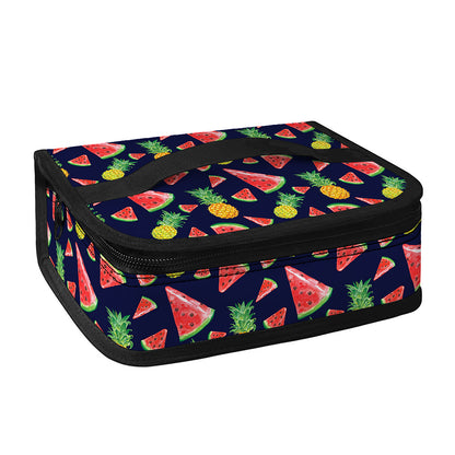 Watercolor Tropical Pattern Print Small Lunch Bag