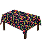 Watercolor Tropical Pattern Print Tablecloth