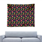 Watercolor Tropical Pattern Print Tapestry