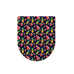 Watercolor Tropical Pattern Print Toilet Lid Cover