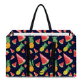 Watercolor Tropical Pattern Print Utility Tote Bag