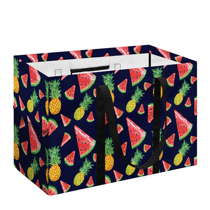 Watercolor Tropical Pattern Print Utility Tote Bag