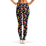 Watercolor Tropical Pattern Print Women's Leggings