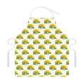Watercolor Turtle Pattern Print Adjustable Apron