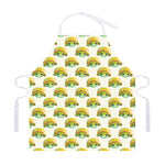 Watercolor Turtle Pattern Print Adjustable Apron