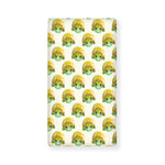 Watercolor Turtle Pattern Print Baby Crib Sheet