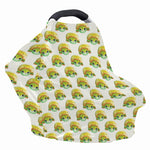 Watercolor Turtle Pattern Print Baby Seat Cover