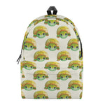 Watercolor Turtle Pattern Print Backpack