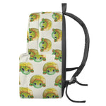 Watercolor Turtle Pattern Print Backpack