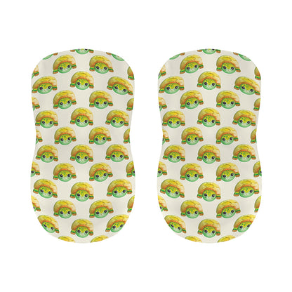 Watercolor Turtle Pattern Print Bar Stool Covers