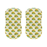 Watercolor Turtle Pattern Print Bar Stool Covers